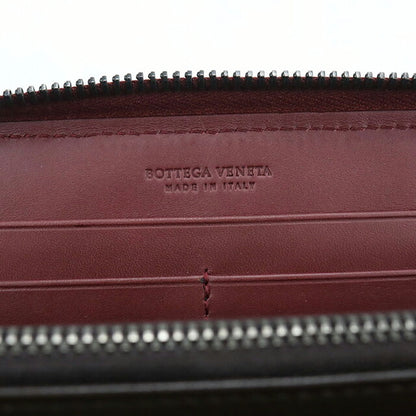 中古 ボッテガ・ヴェネタ 長財布ラウンドファスナー レディース ブランド BOTTEGA VENETA イントレチャート ジップアラウンドウォレット 114076 V4651 6130 USDBO121240011