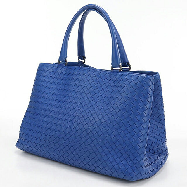 二手 Bottega Veneta 手提包女装品牌 BOTTEGA VENETA Intrecciato 皮革蓝色 USDBO121705011