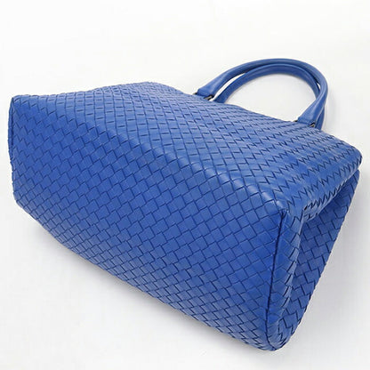 二手 Bottega Veneta 手提包女装品牌 BOTTEGA VENETA Intrecciato 皮革蓝色 USDBO121705011
