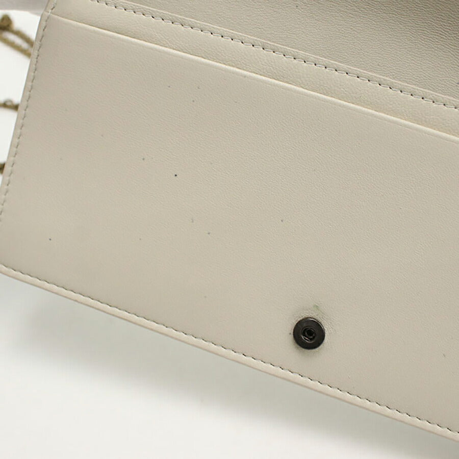 中古 ボッテガヴェネタ チェーンウォレット レディース ブランド BOTTEGA VENETA イントレチャート チェーンウォレット レザー 586906 財布 USDBO87258011