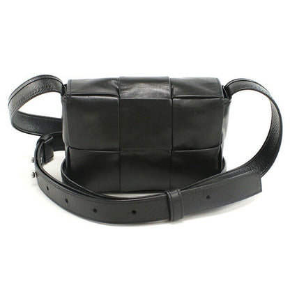 中古 ボッテガヴェネタ 斜め掛け ショルダーバッグ レディース ブランド BOTTEGA VENETA キャンディカセット ブラック バッグ USDBO96478011