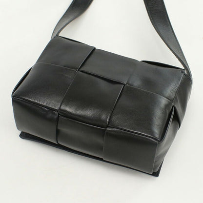 中古 ボッテガヴェネタ 斜め掛け ショルダーバッグ レディース ブランド BOTTEGA VENETA キャンディカセット ブラック バッグ USDBO96478011