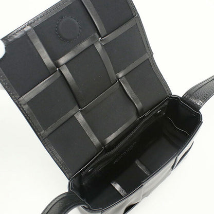 中古 ボッテガヴェネタ 斜め掛け ショルダーバッグ レディース ブランド BOTTEGA VENETA キャンディカセット ブラック バッグ USDBO96478011
