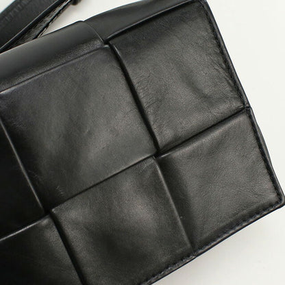 中古 ボッテガヴェネタ 斜め掛け ショルダーバッグ レディース ブランド BOTTEGA VENETA キャンディカセット ブラック バッグ USDBO96478011