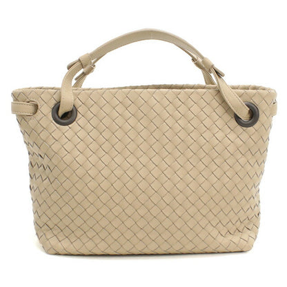 中古 ボッテガヴェネタ ハンドバッグ レディース ブランド BOTTEGA VENETA イントレチャート レザー ベージュ バッグ USDBO96978011