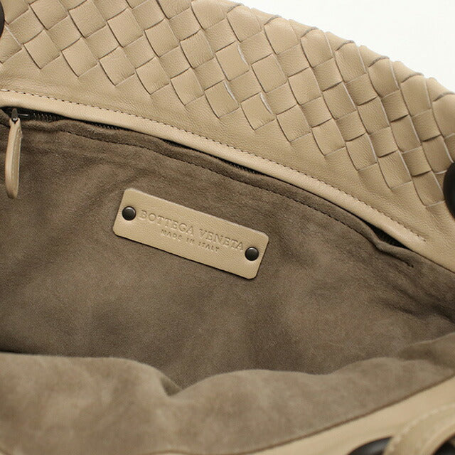 中古 ボッテガヴェネタ ハンドバッグ レディース ブランド BOTTEGA VENETA イントレチャート レザー ベージュ バッグ USDBO96978011