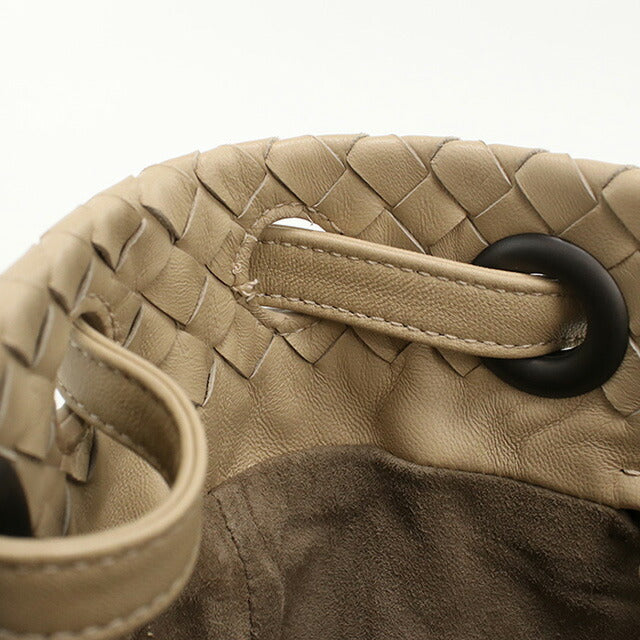 中古 ボッテガヴェネタ ハンドバッグ レディース ブランド BOTTEGA VENETA イントレチャート レザー ベージュ バッグ USDBO96978011