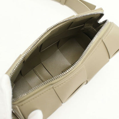 中古 ボッテガヴェネタ 斜め掛け ショルダーバッグ レディース ブランド BOTTEGA VENETA マキシ イントレチャート カーキ バッグ USDBO97274011