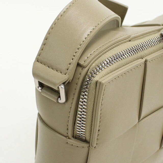 中古 ボッテガヴェネタ 斜め掛け ショルダーバッグ レディース ブランド BOTTEGA VENETA マキシ イントレチャート カーキ バッグ USDBO97274011