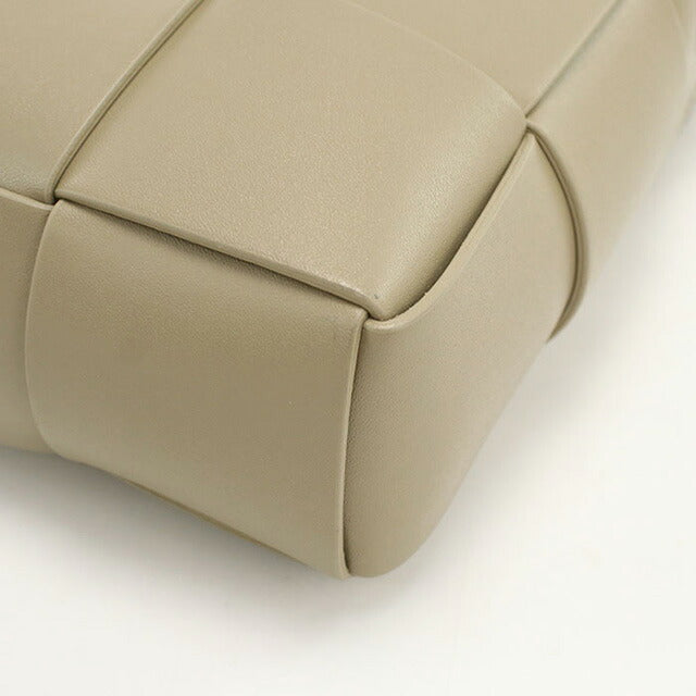 中古 ボッテガヴェネタ 斜め掛け ショルダーバッグ レディース ブランド BOTTEGA VENETA マキシ イントレチャート カーキ バッグ USDBO97274011