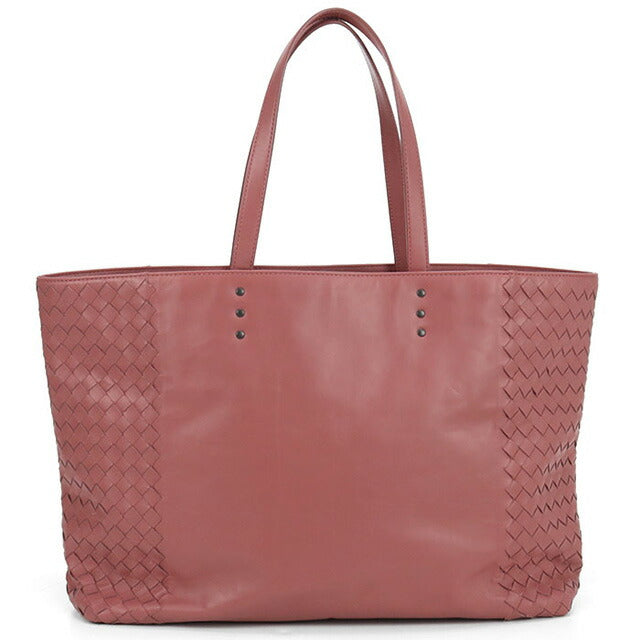 中古 ボッテガヴェネタ トートバッグ レディース ブランド BOTTEGA VENETA イントレチャート レザー 386812 ピンク バッグ USDBO98360011