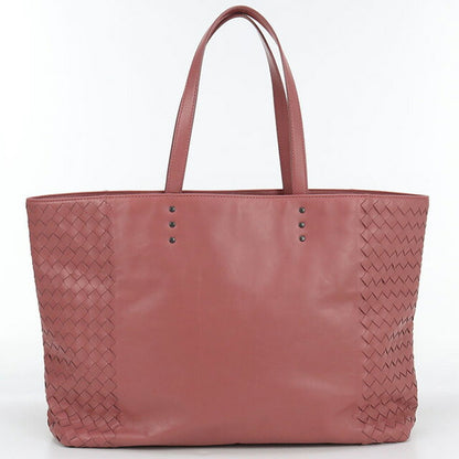 中古 ボッテガヴェネタ トートバッグ レディース ブランド BOTTEGA VENETA イントレチャート レザー 386812 ピンク バッグ USDBO98360011
