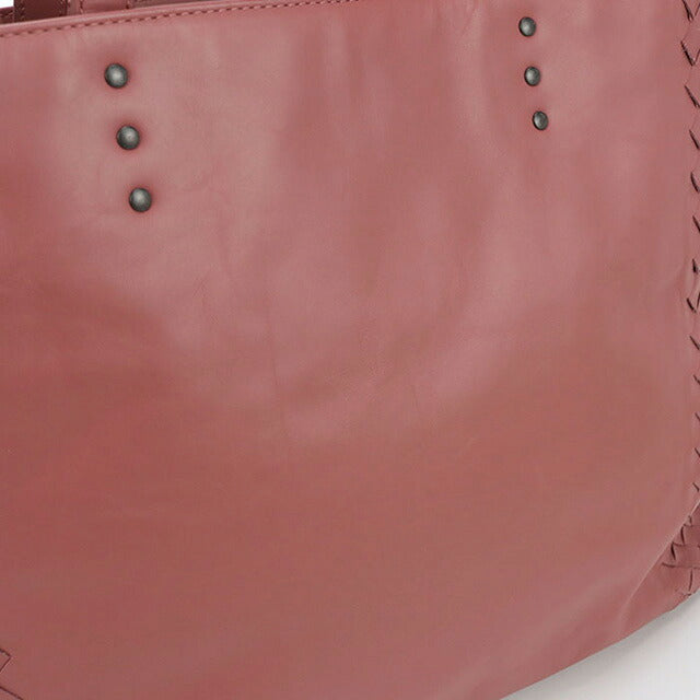 中古 ボッテガヴェネタ トートバッグ レディース ブランド BOTTEGA VENETA イントレチャート レザー 386812 ピンク バッグ USDBO98360011
