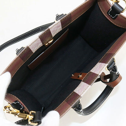 Used Burberry Handbag Ladies Brand BURBERRY Burberry Check Freya 2WAY Mini 81122281 Brown Bag USDBU100834011