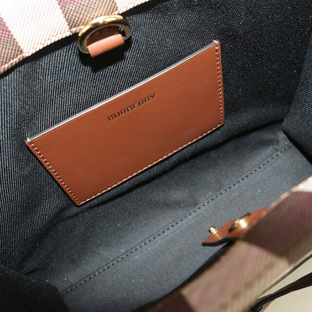 Used Burberry Handbag Ladies Brand BURBERRY Burberry Check Freya 2WAY Mini 81122281 Brown Bag USDBU100834011