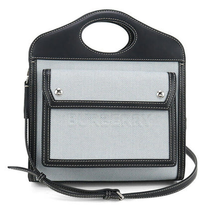中古 バーバリー ハンドバッグ レディース ブランド BURBERRY ミニポケットバッグ ブルー バッグ USDBU101489011