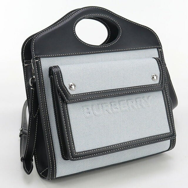 中古 バーバリー ハンドバッグ レディース ブランド BURBERRY ミニポケットバッグ ブルー バッグ USDBU101489011