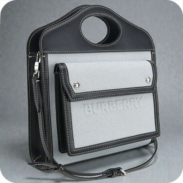 中古 バーバリー ハンドバッグ レディース ブランド BURBERRY ミニポケットバッグ ブルー バッグ USDBU101489011