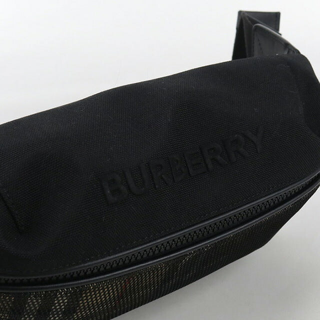 二手 Burberry Body Bag 男士品牌 BURBERRY Nova 格纹黑色包 USDBU102827011