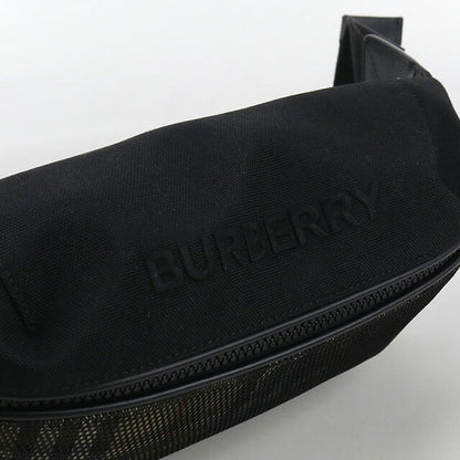 二手 Burberry Body Bag 男士品牌 BURBERRY Nova 格纹黑色包 USDBU102827011