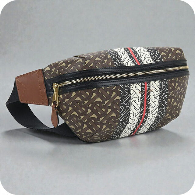 中古 バーバリー ボディバッグ ユニセックス ブランド BURBERRY ベルトバッグ 8021483 ブラウン バッグ USDBU104681011