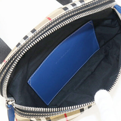 二手 Burberry Body Bag 男士品牌 BURBERRY Nova 格纹腰包 米色包 USDBU104682011