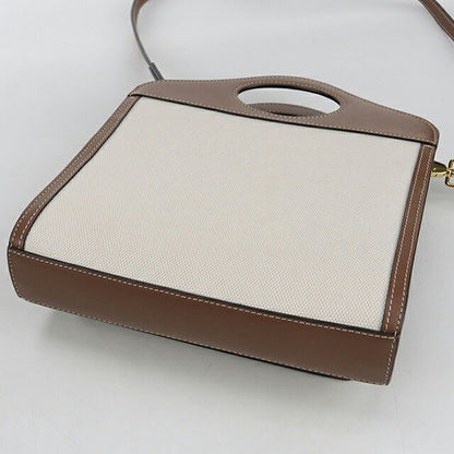 中古 バーバリー ハンドバッグ レディース ブランド BURBERRY ミニポケットバッグ　2WAY 80393611 ベージュ バッグ USDBU105062011