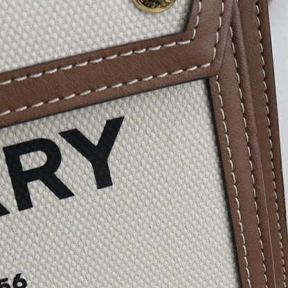中古 バーバリー ハンドバッグ レディース ブランド BURBERRY ミニポケットバッグ　2WAY 80393611 ベージュ バッグ USDBU105062011