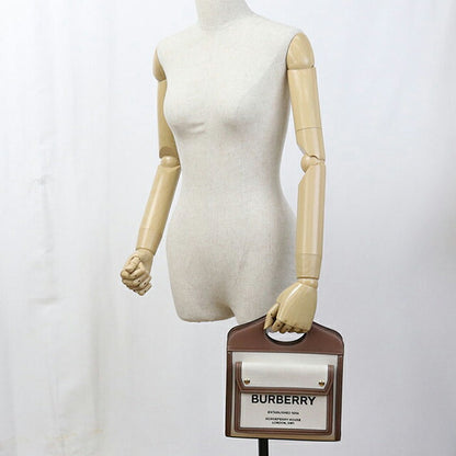 中古 バーバリー ハンドバッグ レディース ブランド BURBERRY ミニポケットバッグ　2WAY 80393611 ベージュ バッグ USDBU105062011