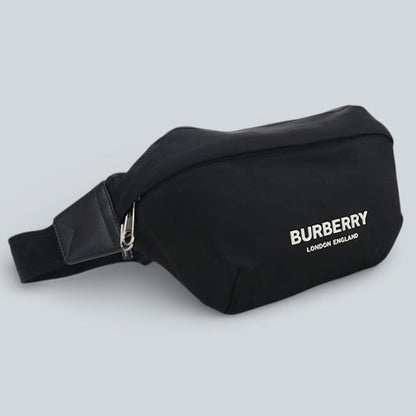 Used Burberry Body Bag Unisex Brand BURBERRY Belt Bag 8049095 Black Bag USDBU107094011