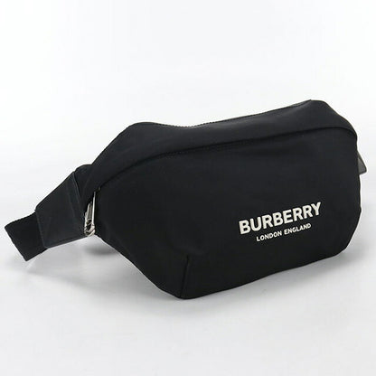 Used Burberry Body Bag Unisex Brand BURBERRY Belt Bag 8049095 Black Bag USDBU107094011