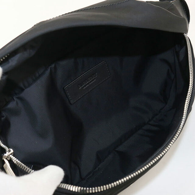 Used Burberry Body Bag Unisex Brand BURBERRY Belt Bag 8049095 Black Bag USDBU107094011