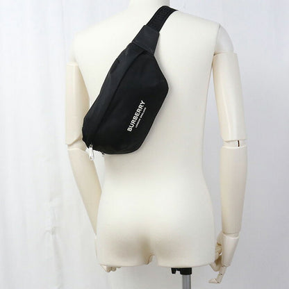 Used Burberry Body Bag Unisex Brand BURBERRY Belt Bag 8049095 Black Bag USDBU107094011
