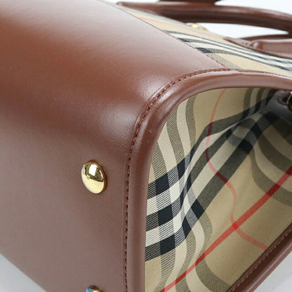 Used Burberry tote bag ladies brand BURBERRY Burberry check 2WAY beige USDBU110833011