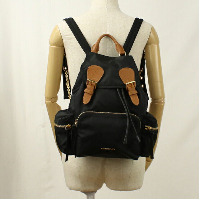 中古 バーバリー リュック レディース ブランド BURBERRY バックパック 4016622 ブラック USDBU113963011