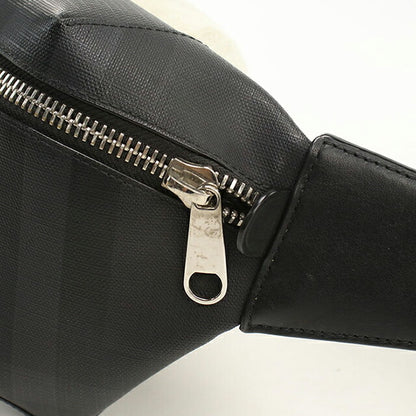 中古 バーバリー ボディバッグ メンズ ブランド BURBERRY バーバリーチェック ベルトバッグ 8014237 ブラック USDBU114657011