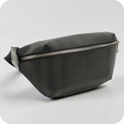 中古 バーバリー ボディバッグ メンズ ブランド BURBERRY バーバリーチェック ベルトバッグ 8014237 ブラック USDBU114657011