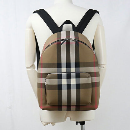 中古 バーバリー リュック メンズ ブランド BURBERRY JEFF チェック バックパック 8084550 ブラウン USDBU116035011