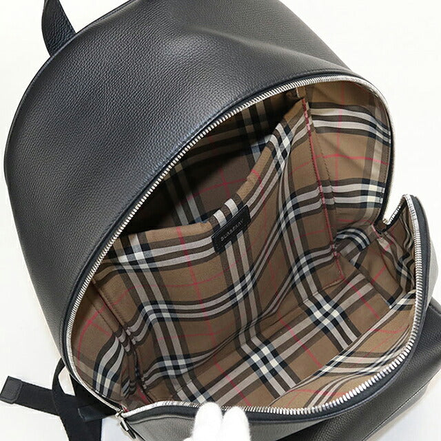 中古 バーバリー リュック メンズ ブランド BURBERRY  バックパック レザー ブラック USDBU117807011