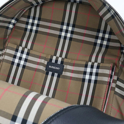 中古 バーバリー リュック メンズ ブランド BURBERRY  バックパック レザー ブラック USDBU117807011
