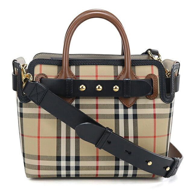 中古 バーバリー ハンドバッグ レディース ブランド BURBERRY ノバチェック 2WAY ベージュ USDBU117966011