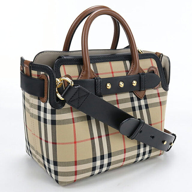 中古 バーバリー ハンドバッグ レディース ブランド BURBERRY ノバチェック 2WAY ベージュ USDBU117966011