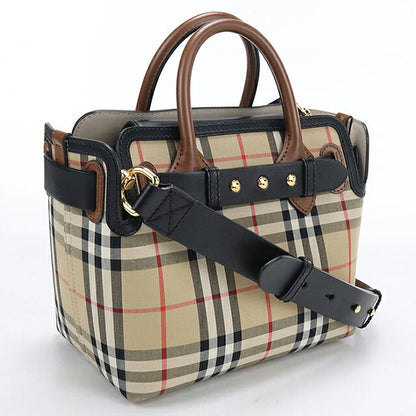 中古 バーバリー ハンドバッグ レディース ブランド BURBERRY ノバチェック 2WAY ベージュ USDBU117966011