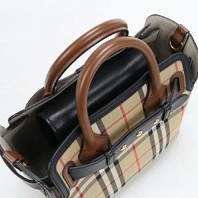 中古 バーバリー ハンドバッグ レディース ブランド BURBERRY ノバチェック 2WAY ベージュ USDBU117966011