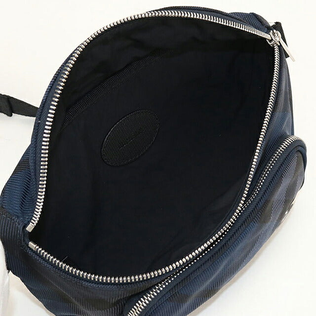中古 バーバリー ボディバッグ メンズ ブランド BURBERRY バーバリーチェック ベルトバッグ 8114616 ネイビー USDBU117981011
