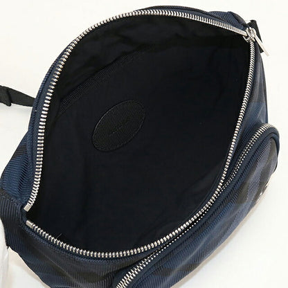 中古 バーバリー ボディバッグ メンズ ブランド BURBERRY バーバリーチェック ベルトバッグ 8114616 ネイビー USDBU117981011