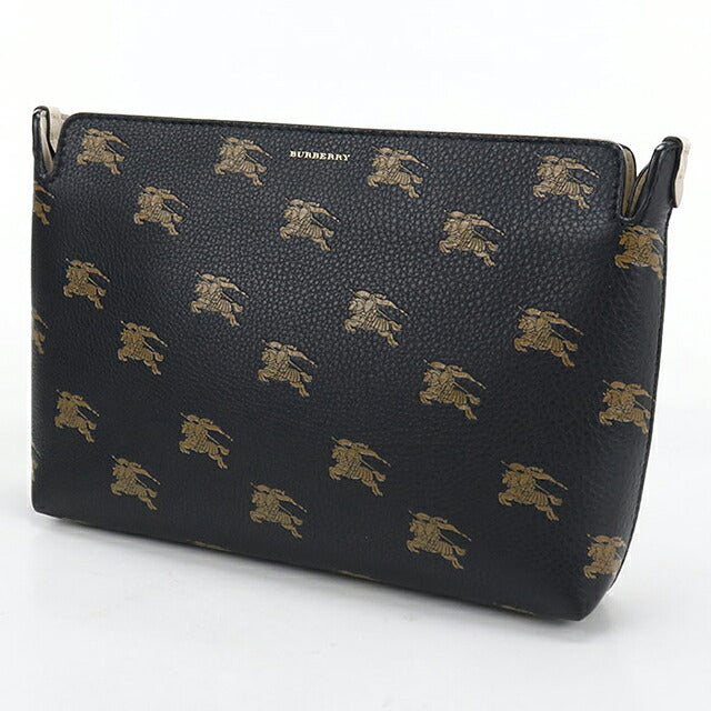 中古 バーバリー クラッチバッグ ユニセックス ブランド BURBERRY   レザー ブラック USDBU118314011