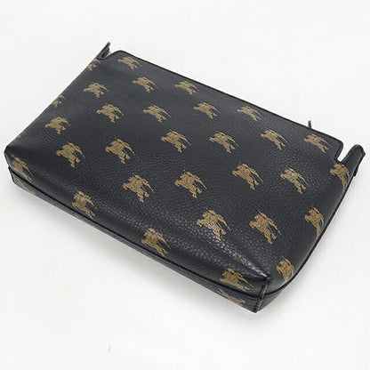 中古 バーバリー クラッチバッグ ユニセックス ブランド BURBERRY   レザー ブラック USDBU118314011