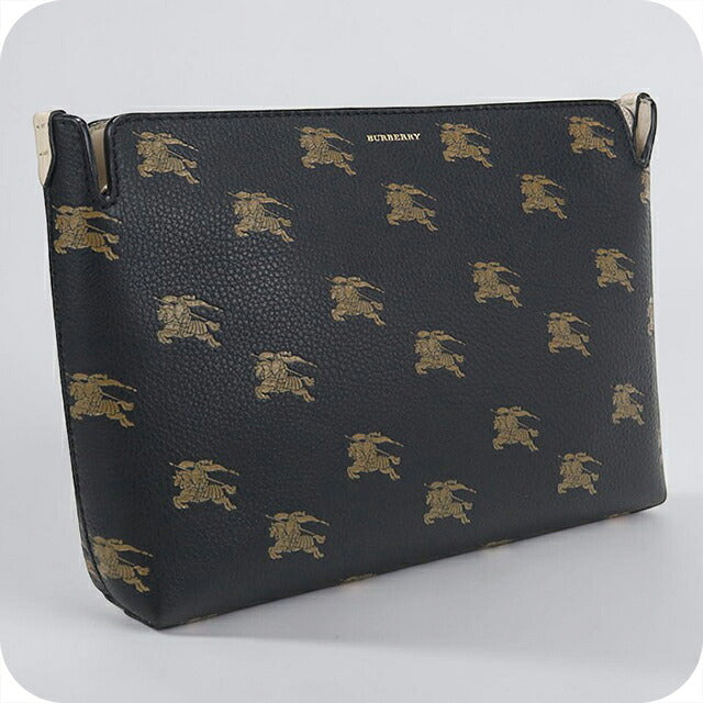 中古 バーバリー クラッチバッグ ユニセックス ブランド BURBERRY   レザー ブラック USDBU118314011