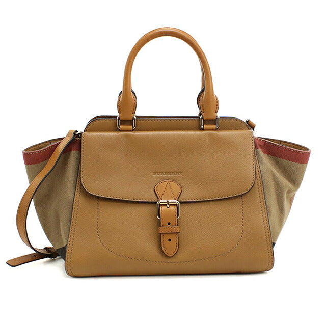 中古 バーバリー トートバッグ レディース ブランド BURBERRY  2WAY レザー 3992188 ブラウン USDBU118501011